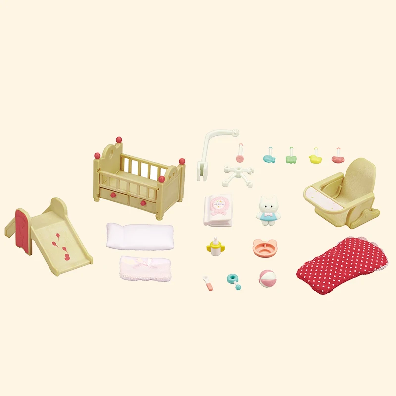 S01 Sylvanian Families кукольный домик, мебель, аксессуары для детской комнаты, набор без фигурок 5288