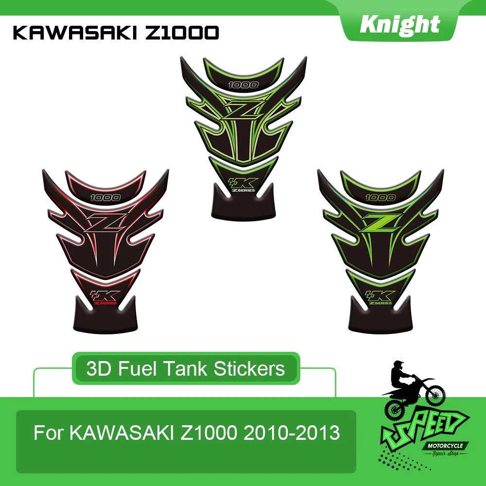 

Suitable for Kawasaki Z1000 z1000 2010-2013 2011 2012 motorcycle 3D fish bone paste anti-scratch fuel tank gasket protection