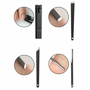 

Manicure Set Nail Cuticle Pusher Clipper Scissor Tweezer Picker Pedicure Knife Stainless Steel Nail Art Tools