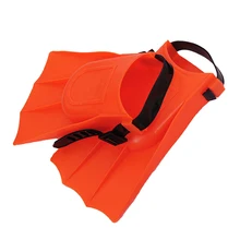Дайвинг подводное плавание Плавание Ласты обувь для детей взрослых Оранжевый