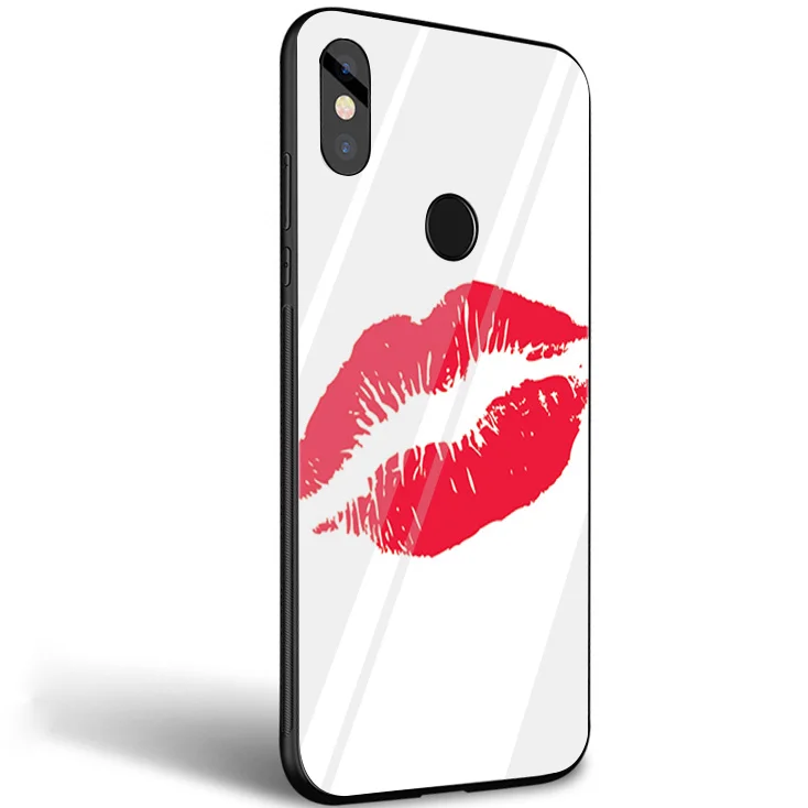 Сексуальный чехол для телефона с красными губами для Xiaomi mi 8 Lite 9 A1 A2 Red mi Note 5 6 7 Pro 6A 4X Pocophone F1