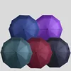 Wind Resistant Folding Automatic Umbrella Rain Women Auto Luxury Big Windproof Umbrellas Rain For Men Black Coating 10K Parasol ► Photo 3/6