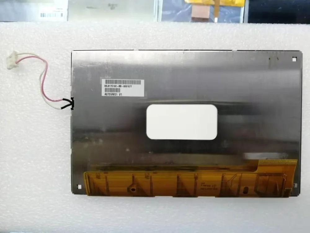 Yqwsyxl 7 дюймов TFT ЖК-дисплей экран 800*480 A070VW01 V1 gps, встроенная в транспортное средство ЖК-дисплей экран дисплея