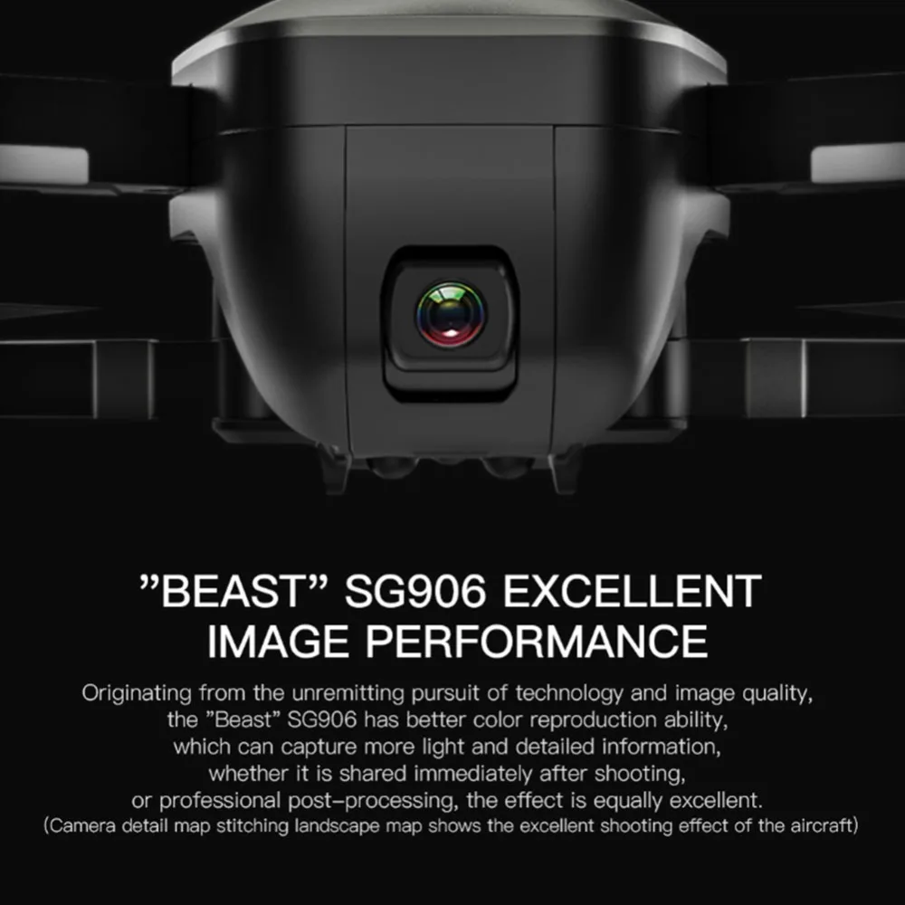 SG906 дрона с дистанционным управлением Quadcopter GPS smart follow с видом от первого лица селфи Складная 1080P со сверхвысоким разрешением Ultra HD, Камера жест съемку нажатием одной кнопки возврата