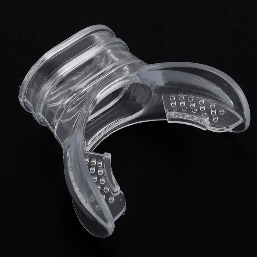Anti-fog Transparent PVC Professional Scuba Diving Standard Bite Mouthpiece swimming