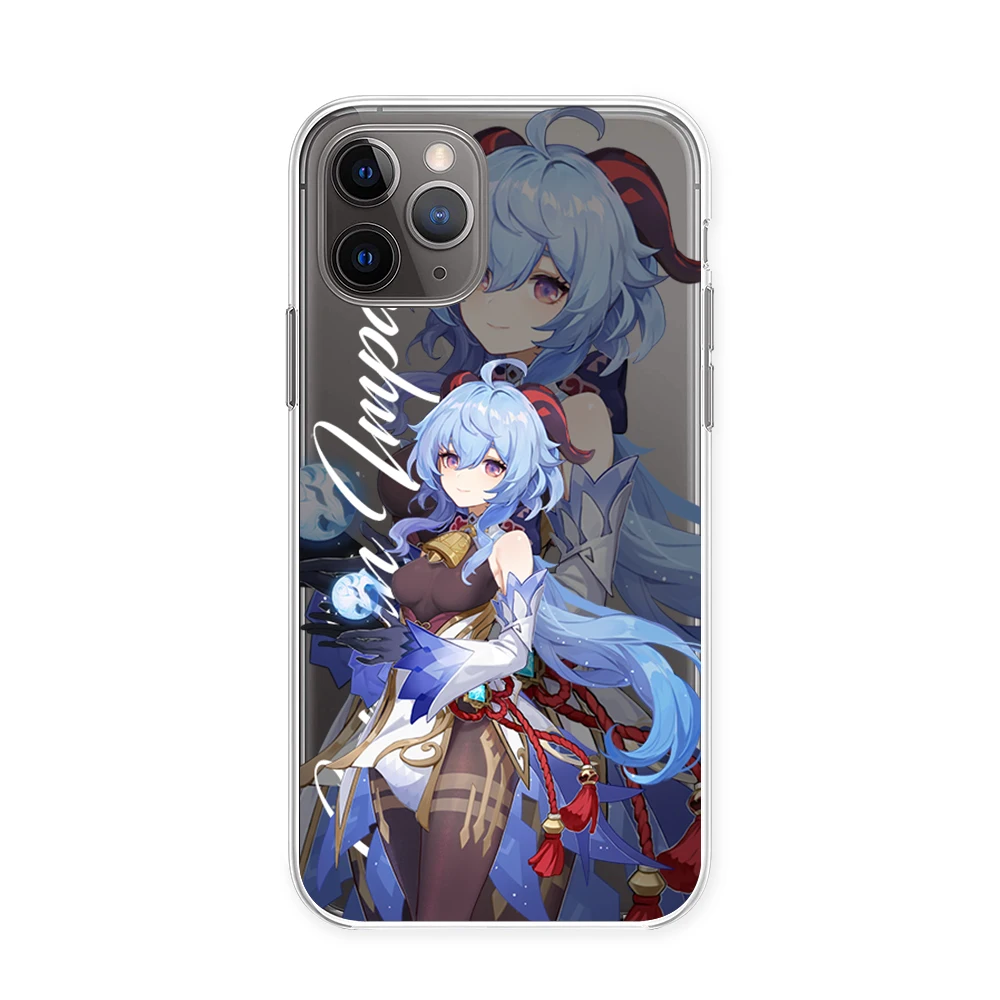 Hot Genshin Impact Transparent Mobile Phone Case For IPhone 13 12 11 Pro Max Xs X Xr 7 8 Plus Personality DIY Desin Clear Cover