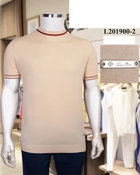 

BILLIONAIRE T shirt men silk 2020 new summer fashion Thin casual Comfortable England Short sleeve big size M-4XL free shipping