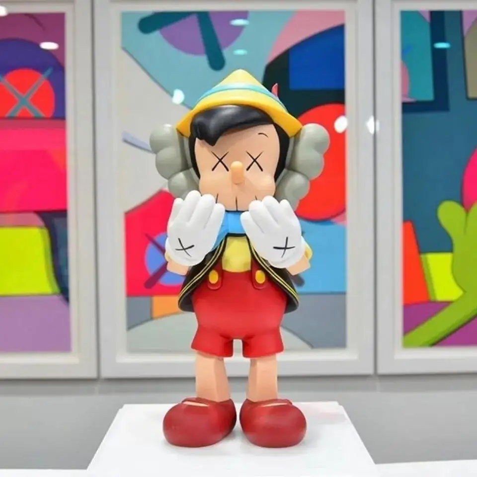 Экшн-фигурки из аниме Приключения Пиноккио X KAWS модель для крикета 5 см милые