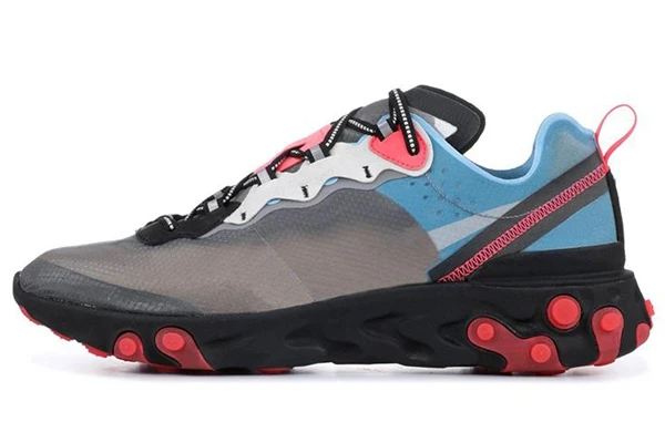 React Element 87 Undercover, мужские кроссовки для женщин, дизайнерские спортивные мужские кроссовки, Легкая Вуаль, Королевский оттенок, 5