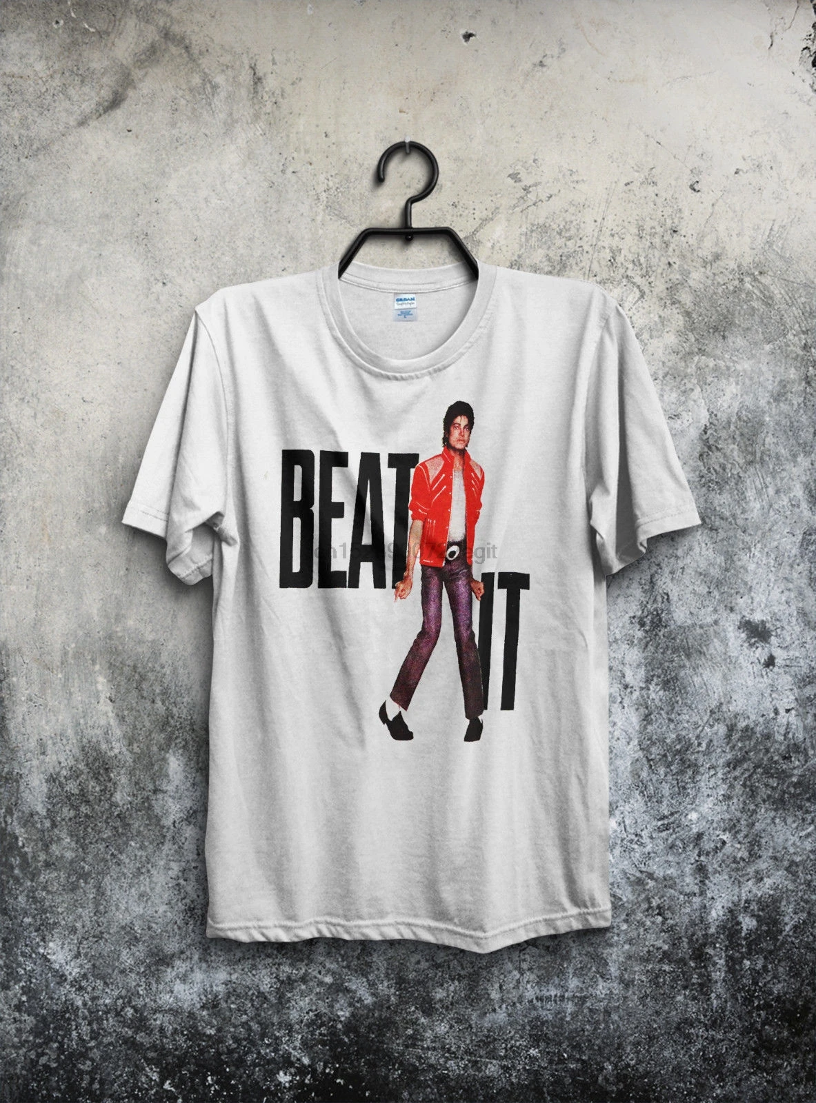 Майкл Джексон 5 рубашка Винтажная Футболка 1984 Beat It Thriller King reprint all sz | Мужская