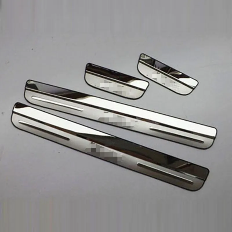 Для Honda JAZZ 2008 2009 2010 2011 2012 2013 порога Накладка педали Авто Средства для укладки волос