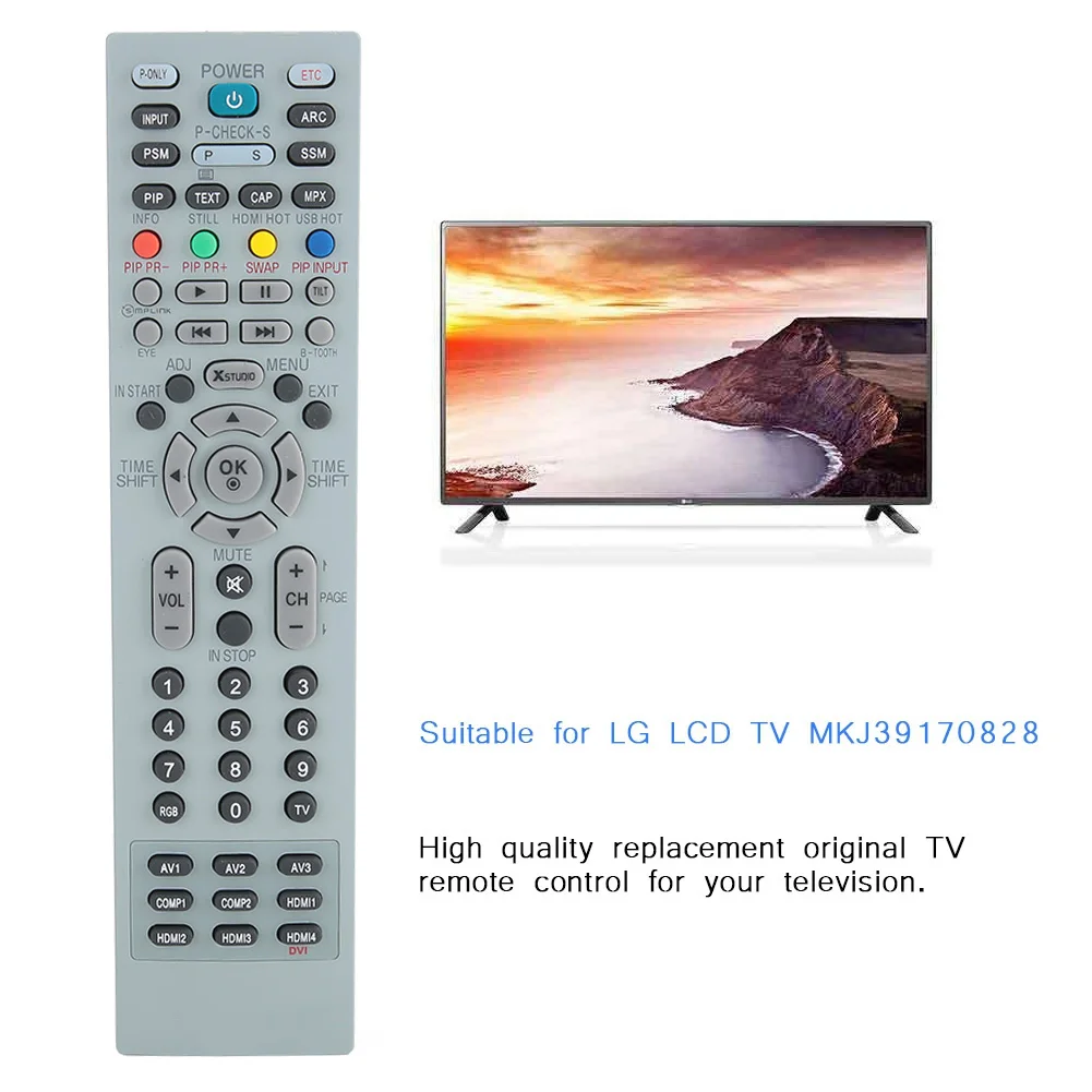 Серый высокое качество Замена услуги HD Smart TV пульт дистанционного управления для