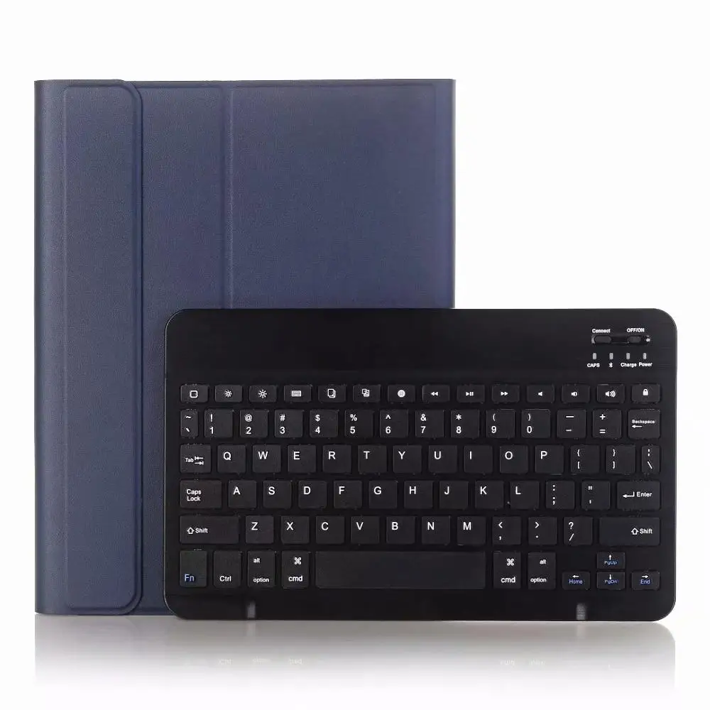 Для Apple, Ipad 10,2, чехол с 7 видов цветов, подсветка клавиатуры, оболочка для IPad 10,2 дюймов, планшет, Bluetooth, клавиатура, чехол+ ручка - Цвет: Light keyboard case