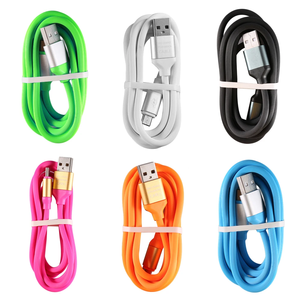 Прочный стильный яркий дизайн 1,2 м длинный кабель Micro USB type-c для зарядки и передачи данных надежная и быстрая скорость