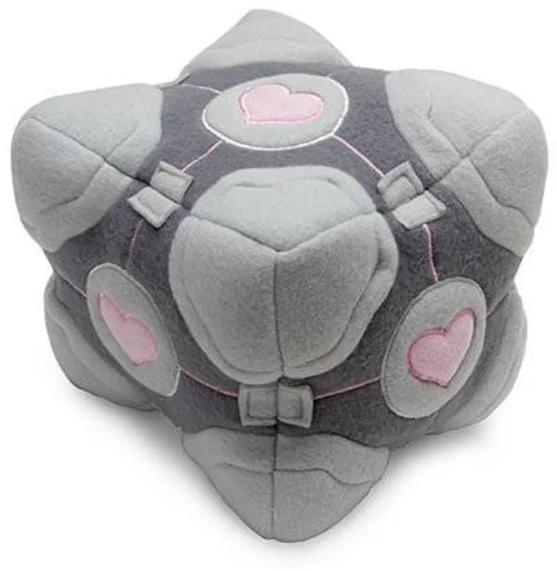 

15cm Game Portal 2 plush Weighted Companion Cube Plush Official Plush Toys Best Gift
