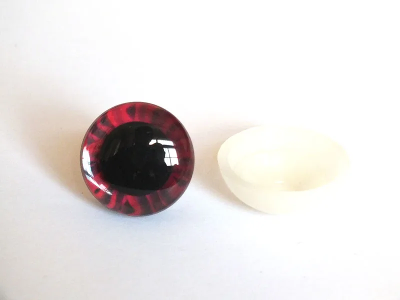 Glass doll eyes,doll eyes,doll eyewear accessories,doll accessories 20pcs 12/14/16/18/20/25/30/35/40mm 3D safety toy eyes Color Doll Eyes DIY + glitter Nonwovens-Can choose size and color