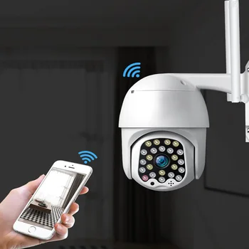 

Outdoor Waterproof 1080P Wireless Night Vision Infrared WiFi IP Camera Home Security Baby Monitor Video Surveillance with Alarm