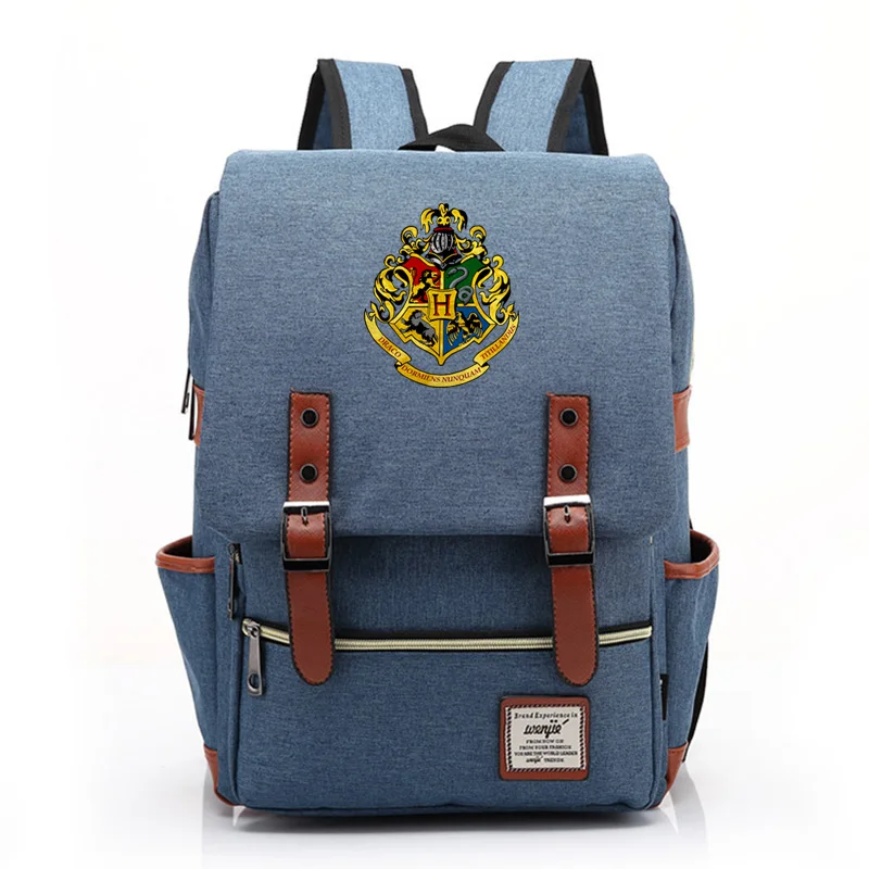 Хит для Vip Link Magic Hogwarts Ravenclaw Слизерин Гриффиндор для мальчиков и девочек портфели для подростков сумки рюкзаки для женщин и мужчин - Цвет: 04