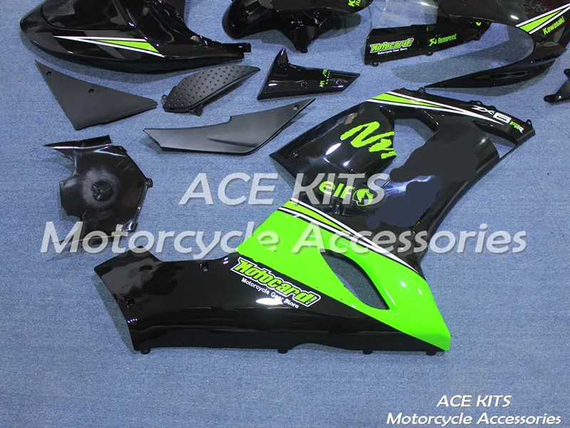 ABS мотоцикл обтекатель подходит для kawasaki Ninja ZX6R 599 636 2005 2006 кузов литья под давлением ACEKITS Магазин № 3023