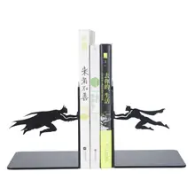 Креативный DC Бэтмен Супермен Металлические Настольные подставки держатель для книг украшение дома офисные школьные принадлежности канцелярские принадлежности подарок студенту