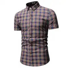 Новая Гавайская тропическая рубашка мужская рубашка с коротким рукавом галстук с коротким рукавом рубашка 3XL платье