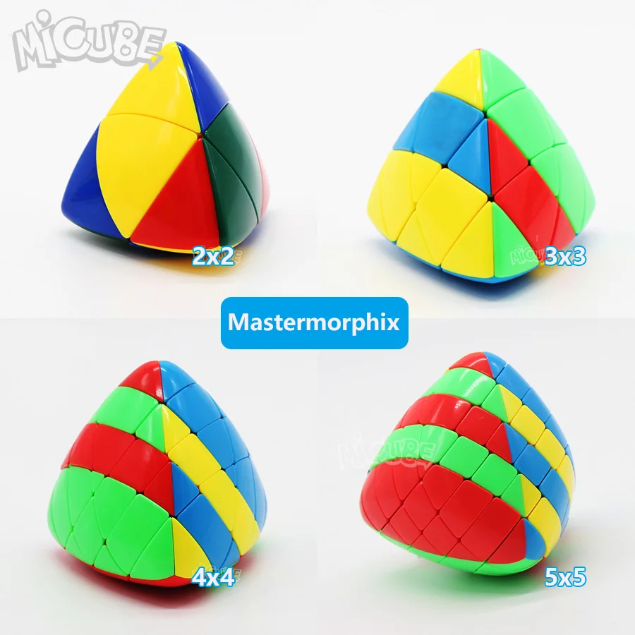 Набор 4 шт. 2 Shengshou mastermморфикс 2x2 3x3 4x4 5x5 рисовые пельмени без наклеек Волшебные