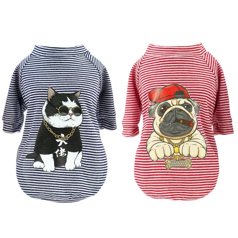 

Pet Spring Summer Hip Hop Vest Costume Lovely Duck Printing Dog Clothes Funny Apparel Pet Dog Clothing Z