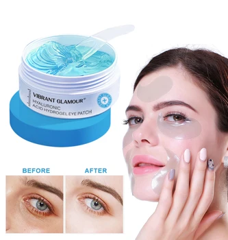 

VIBRANT GLAMOU Hyaluronic Eye Mask Dark Circles Remove Puffiness anti-Wrinkle Nourishing Moisturizing Lift Firming Eye CareTSLM1