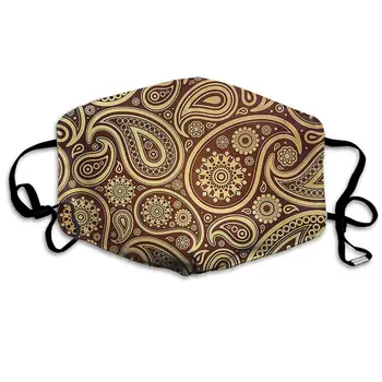 

Mouth Mask Traditional Pattern Print Masks - Breathable Adjustable Windproof Mouth-Muffle, Camping Running for Women and Men