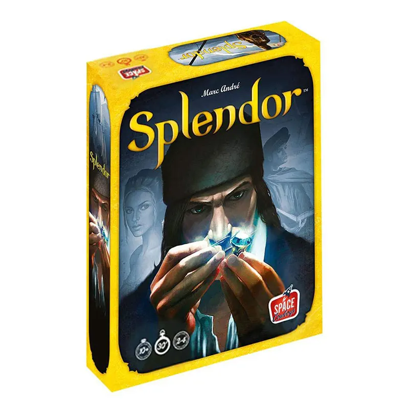 

Splendor Board Game English Version Asmodee Games Rubber Playmat Parent-child Interaction Adult Cards Game