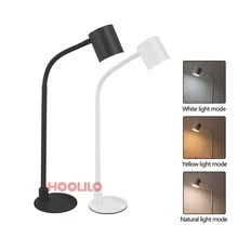 Светодиодная настольная лампа офисная 5 v/2A Usb Порты и разъёмы тянуть Управление таймер настольные лампы для Гостиная 3 цвета CCT 10 уровней диммер