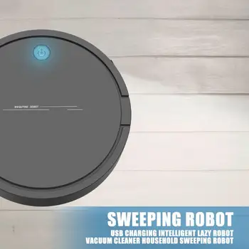 

Smart Strong Suction USB Charging Sweeping Robot White/Black Practical Intelligent Sweeping Household Vacuum Cleaner