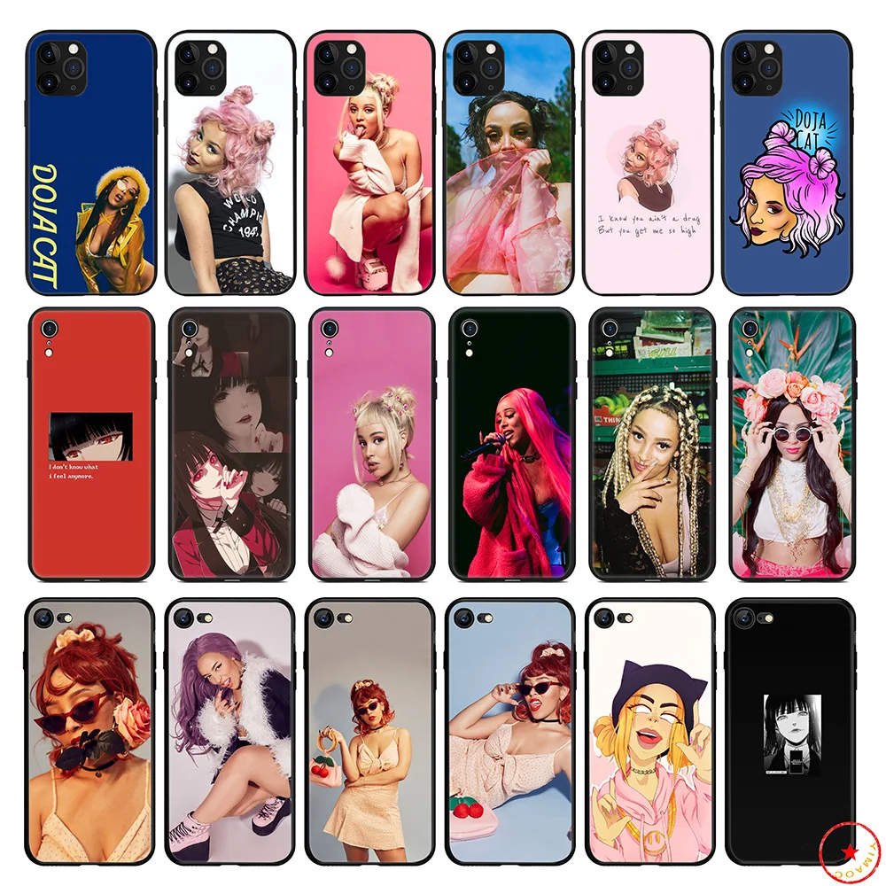 Мягкий силиконовый чехол для телефона Doja Cat iPhone 11 Pro Xs Max X или 10 8 7 6 6S Plus 5 5S SE Xr 7Plus |