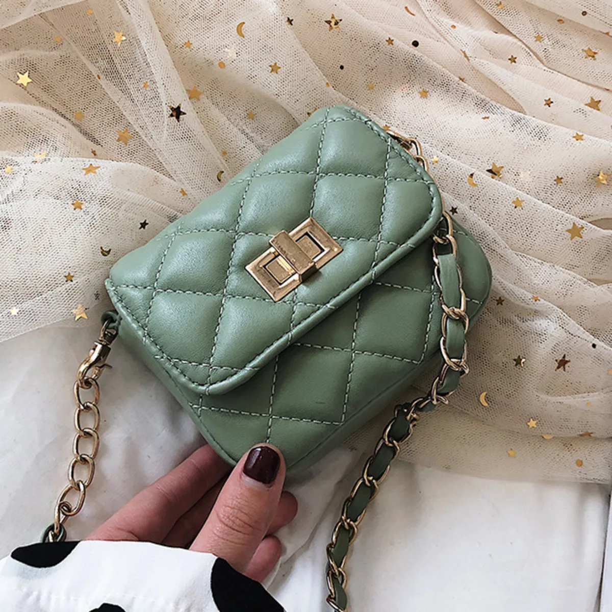 Luxury Brand Small Crossbody Bags Women 2020 Quality PU Leather Female Designer Handbags Ladies Lattice Shoulder Messenger Bag | Багаж и