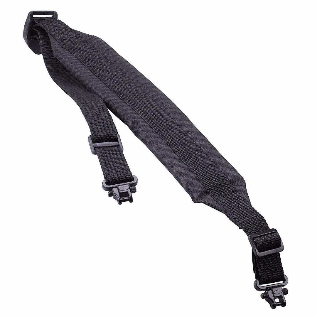 

Tactical Hunting Sling High Quality Black Military Adjustable Universal Sling Swivels Strap Heavy Duty Shooting Accessories