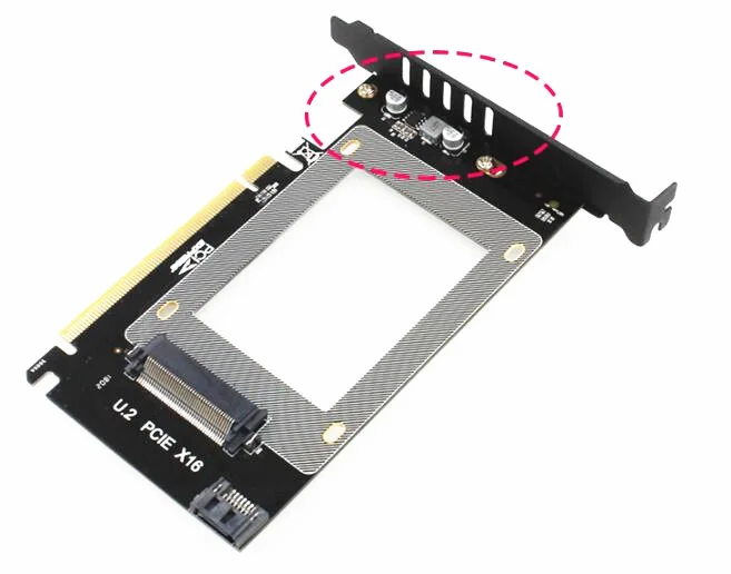 U2 X16 PCI-Express 3,0 4x X16 к U.2 SFF-8639 адаптер NVMe диск PCIe SSD PCIe к U2 карта M.2 NGFF 2,5 'SSD к PCI-e X16 intel x4