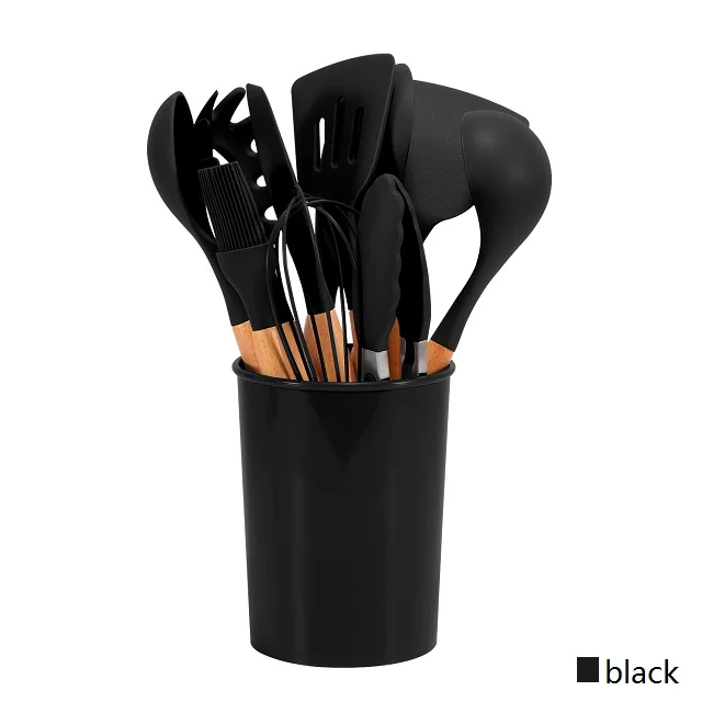 Kitchen Utensils Set of 11 Pcs, Nylon Utensils Set, Non-Stick Cooking  Utensils Set 410°F Heat Resist…See more Kitchen Utensils Set of 11 Pcs,  Nylon