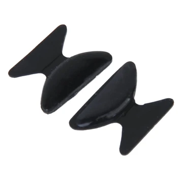 

1 Pair of Stick-On Eyeglasses/Sunglasses/Spectacles Silicone Nose Pads Anti-Slip---Black