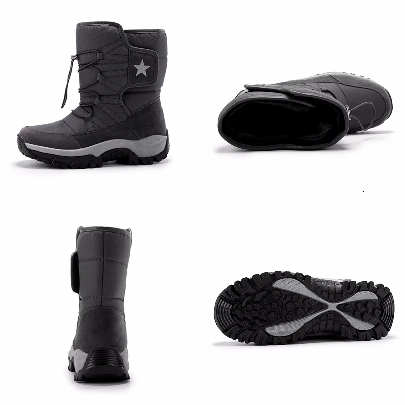 Женская зимняя обувь из коровьей замши для пеших прогулок Мужские тактические