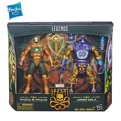 Hasbro Marvel Legends 6-дюймовый Капитан Америка сила и Глория Эксклюзивный с Mjolnir Молот Мстители и Hail Hydra Arnim Zola - Цвет: HAIL HYDRA 2PK