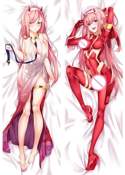 

Japanese Anime DARLLING in the FRANXX ZERO TWO ICHIGO otaku Dakimakura body Pillow case Hugging Body Pillow Cover case