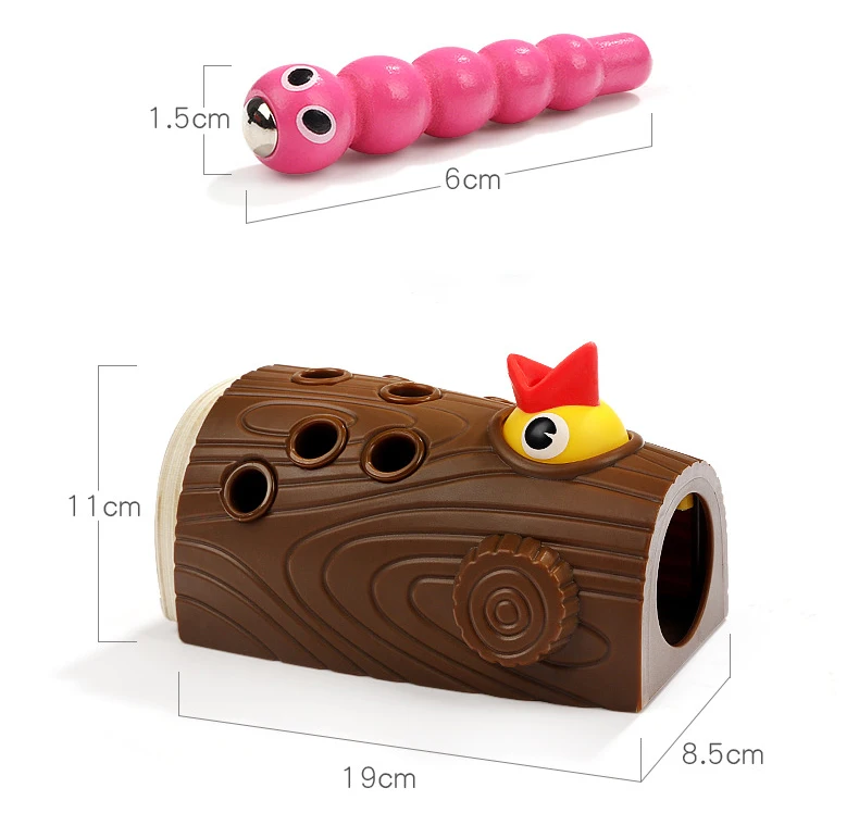 Douyin Baby Educational Toy 1-2-3-Year-Old Boy Infant tong zhi Lizhua Catch Insects Fishing Toys GIRL'S