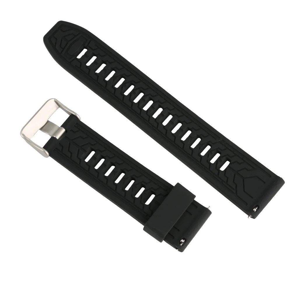 Ремешки для Apple Watch Band In Ремешки для наручных часов черный силиконовый ремешок 42 мм 38 мм Регулируемая контактная Пряжка Смарт-часы cinturino orologio