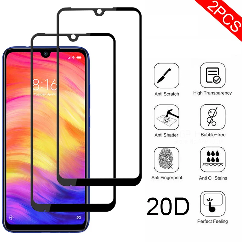 Защитное стекло для xiaomi red mi note 7 pro redmi защитное xiomi remi note7 7note 7pro glas 2 шт. | Мобильные