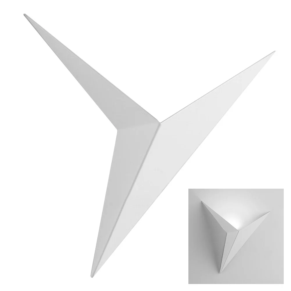 

Bedroom Sconce LED Wall Light Home Living Room Decoration Nordic Style Hallway Iron Triangle Shape Modern Minimalist Corridor