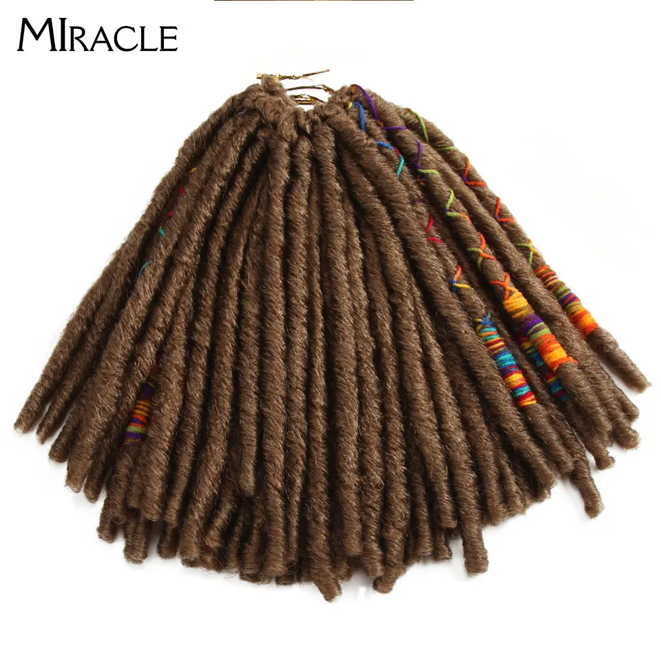 Чудо вязанные волосы Омбре 12 дюймов 24S Srands 1 шт вязанные косы синтетические косички искусственные локоны в стиле Crochet Twist волосы для наращивания - Цвет: #27
