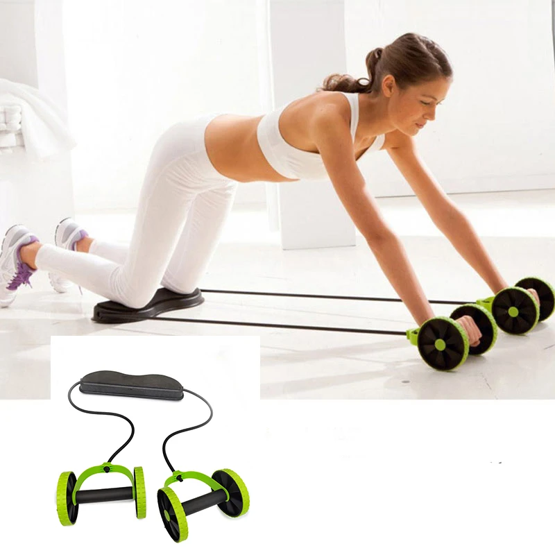 

Multi-functional Non-slip Ab Roller Abdominal Trainer Power Wheel Arm Waist Leg Exercise Fitness Equipment for Home Gym