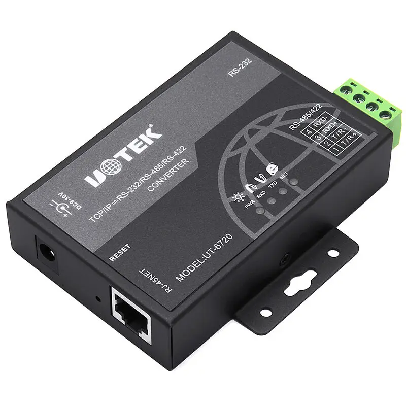 

UT-6720 485 turn Ethernet TCP/IP to serial RS232/422/485 network converter