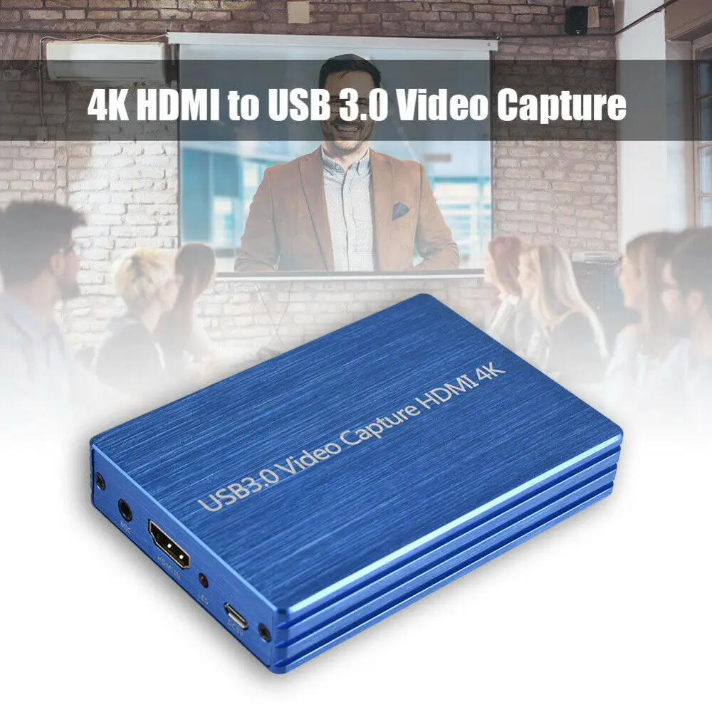 

2020 USB 3.0 HDMI 1080P Video Capture HDMI to USB Video Capture Card Dongle Game Streaming Live Stream Broadcast with MICinput
