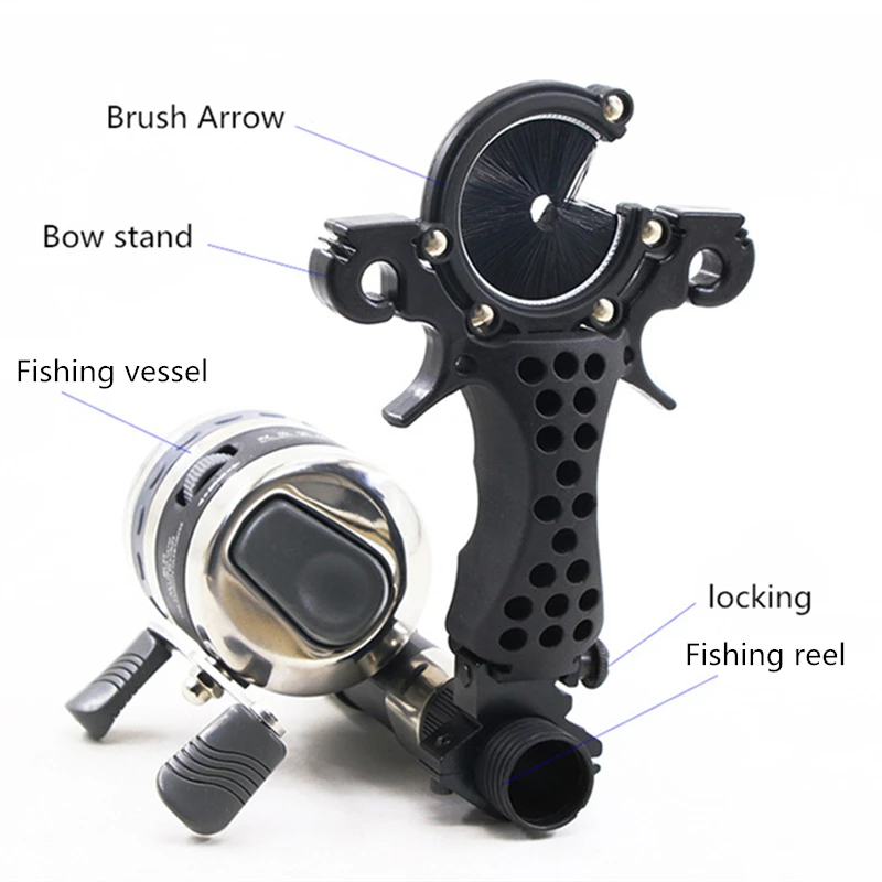 

The Fish Shoot Slingshot Archery Can Be Installed Fishing Reel Multi-Function Can Be Installed Flat Skin Round Skin Slingshot